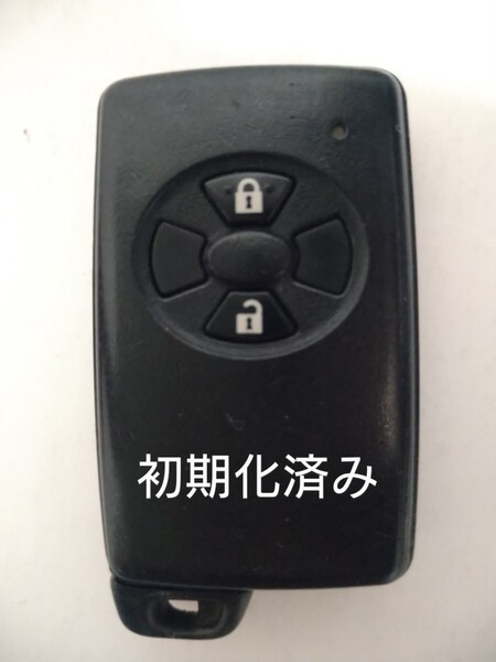 初期化済トヨタ純正スマートキー 2ボタンヴィッツ オーリス ルミオン 基盤番号271451-5841新品電池サービス③