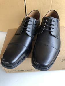 [クラークス] ビジネスシューズ 革靴 ティルデンキャップ ブラックレザー UK9 G EUR43 27.0