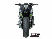 【国内在庫】SC-PROJECT SCプロジェクト SC1-R スリップオンサイレンサー フルチタンリンクパイプ 公道走行可 ユーロ4対応 Z900 '17-19 ★_画像3