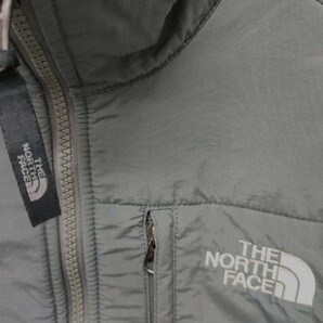 THE NORTH FACE POLARTEC /ノースフェイス レディース フリースジャケット Sサイズ グリーン/グレー アウトドア 防寒 I-3732の画像3