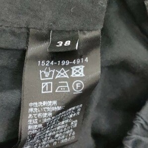 UNITED ARROWS /ユナイテッドアローズ ティアード マキシ丈 ロングスカート ブラック 38サイズ 薄手 ウエストゴム I-3792の画像6