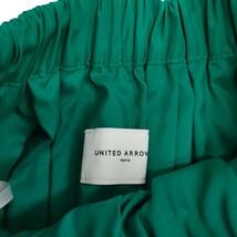 UNITED ARROWS TOKYO / ユナイテッドアローズ レディース マキシ丈 ロングスカート 薄手 グリーン系 36サイズ ウエストゴム I-3796_画像3
