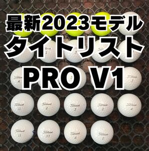 3 最新2023モデル タイトリスト PRO V1 ロストボール 24球