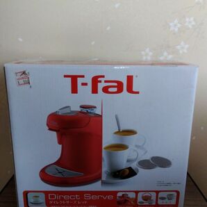 新品未使用　T-fal ティファール コーヒーメーカー ダイレクトサーブ レッド