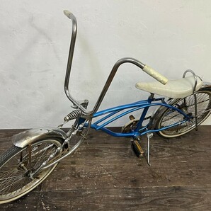 【ヴィンテージ 奇跡の１品】 LOWRIDER Bicycle ローライダー バイシクル ローチャリ カスタム 自転車 ブルーの画像1