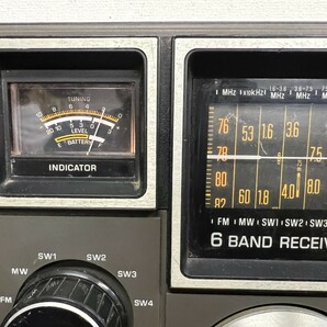 ラジオ音出し確認済み！National 6バンド ラジオカセットレコーダー RQ-585 ナショナル ラジカセの画像2