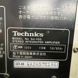 動作確認済み！Technics テクニクス SU-V55 プリメインアンプ 発売当時価格54,000円 1982年発売 音響機器 オーディオの画像6
