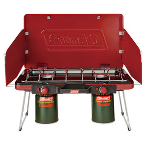 【未開封新品】 Coleman POWERHOUSE LP 2-BURNER STOVEⅡ 2000021950 コールマン ガスバーナー アウトドア BBQ キャンプ ツーバーナー