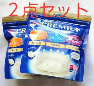 【訳アリ２点】PREMiL PLUS(プレミル プラス)200g 森永乳業 たんぱく質 カルシウム ビタミンC 食物繊維 乳酸菌⑥