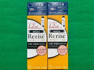 2箱セット 花王 リライズ 白髪用髪色サーバー リ・ブラック ふんわり仕上げ つけかえ用 4月中旬入荷 迅速発送