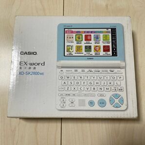 CASIO EX-word 電子辞書　XD-SK2800WE