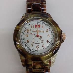 【Pkas-517】サン・フレイム J-AXIS ジェイ・アクシス サンリオ ハローキティ 腕時計 (電池切れ未使用) (ジャンク品) の画像1
