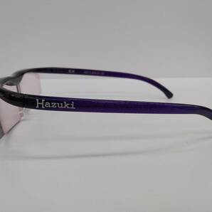 【Pkas-499】Hazuki ハズキルーペ コンパクト 紫 1.32倍 カラーレンズ ケースなし サンプル品 (つる内側に見本刻印あり)の画像4