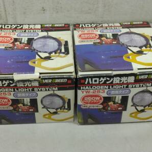 ☆EVER GREEN ハロゲン投光器 YW-253 2点セット！80サイズ発送の画像1