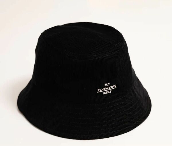藤井風グッズ　バケットハット　L/XL ブラック ハット 帽子 黒 ロゴ