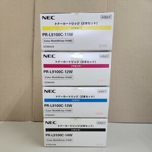 NEC 純正トナ－カ－トリッジ (２本入パック) PR-L9100C-14W ブラック/13W シアン/12W マゼンタ/11W イエロー　４色セット