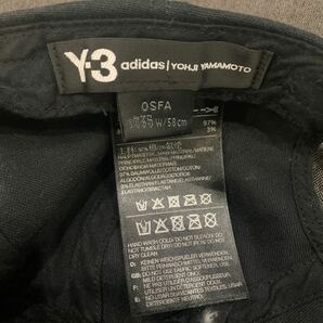 Y-3 ワイスリー キャップ 帽子 ブラック GK3127 23F001 adidas YOHJI YAMAMOTO W58 メンズ レディース ゆの画像6