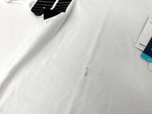 未使用/訳有■MIZUNO ミズノ 半袖 ポロシャツ 2XL ホワイト 182-188cm 速乾 吸汗 スポーツウェア ゴルフ 大きいサイズ_画像5