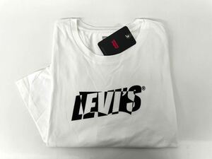 新品■Levis リーバイス メンズ 半袖シャツ Tシャツ XL (XXL) 白 ホワイト 大きいサイズ ロゴ