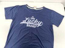 未使用■LUCKY BRAND レディース パジャマ XL 3点セット ルームウェア 長袖 半袖 ブルー 春秋 大きいサイズ_画像2