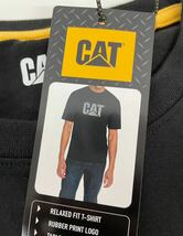 新品■CAT キャタピラー メンズ 半袖Tシャツ M 黒 ブラック ロゴシャツ_画像5