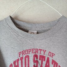 メキシコ製 オハイオ州立大学 OHIO STATE UNIVERSITY カレッジ 古着 アメカジ グレー プリントTシャツ_画像5