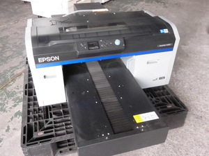 [A19311] EPSON SureColor F2150(SC-F2150)ga- men to printer T-shirt etc.. printer V present condition goods electrification verification pickup limitation 