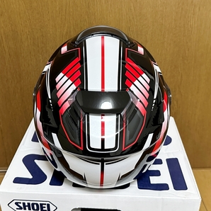 【超美品】SHOEI GT-Air BOUNCE TC-1 Lサイズ バウンス RED/BLACK ヘルメットの画像4