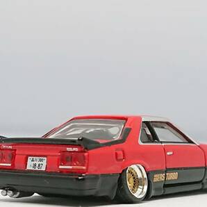 トミカ【プレミアム・廃番】日産・スカイラインHT2000ターボRS・1/63【カスタム改】シャコタン★深リム【新品改】街道レーサーの画像6