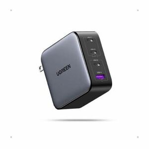 UGREEN Nexode 充電器 100W 4ポート 新生代GaN技術 Type-c PD急速充電器 USB-C*3とUSB-A*1 