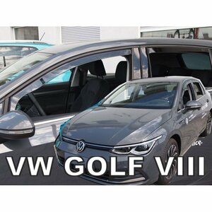 【M's】VW GOLF8 ゴルフ8 CD ハッチバック (2021-) HEKO ドアバイザー サイドバイザー 1台分 ／／ 社外品 ヘコ セット 新型 現行 331020