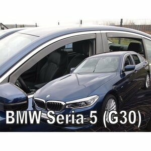 【M's】G30 BMW 5シリーズ セダン (2017-) HEKO ドアバイザー サイドバイザー 1台分 (フロント+リア) ヘコ 社外 外装 部品 パーツ 311171
