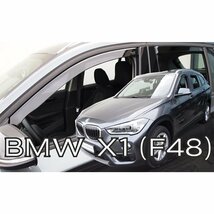 【M's】F48 BMW X1 SUV (2015-) HEKO ドアバイザー サイドバイザー 1台分 (フロント+リア) ヘコ 雨避け 社外品 外装 部品 パーツ 311167_画像1