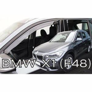 【M's】F48 BMW X1 SUV (2015-) HEKO ドアバイザー サイドバイザー 1台分 (フロント+リア) ヘコ 雨避け 社外品 外装 部品 パーツ 311167