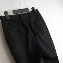 nonnative スリム テーパード スラックス タック パンツ モード Sサイズ メンズ ノンネイティブ 無地 シンプル 裾 ダブル ボトムス 黒 _画像5