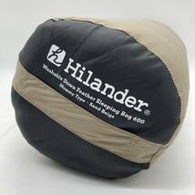 【新品未使用】Hilander(ハイランダー) 洗えるダウンフェザーシュラフ 600 5℃ サンドベージュ N-71 /Y20029-K3_画像2