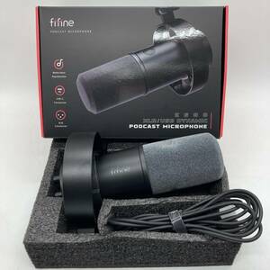 【未検品】FIFINE ダイナミックマイク K688 AMPLITANK PODCAST MICROPHONE /Y20060-K1