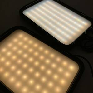 【通電確認済み】UBeesize LED撮影用ライト ２本セット ビデオライト 調節可能三脚 カラーフィルター付き 145cm/Y20305-N2の画像2