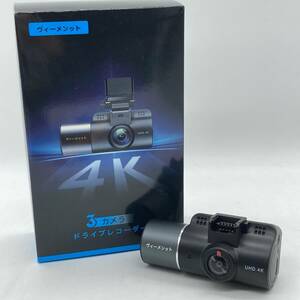 【未検品】ヴィーメンット ４K 3カメラ WiFi搭載 ドライブレコーダー T50 /Y20603-G2