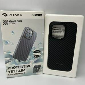 PITAKA iPhone 15 Pro用 ケース MagSafe対応 MagEZ Case Pro 4/Y20871-S2の画像1