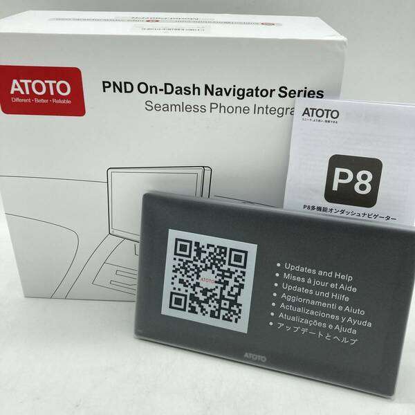 【訳あり】ATOTO P8 タッチスクリーン カーGPSナビ ワイヤレスAndroid Auto & ワイヤレスCarplay P807PR /Y21124-A1