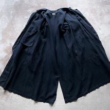 30s-40s France Vintage SALACHE ブラックリネン マキニョンコート Black Linen Maquignon Coat 検）インディゴリネンフレンチヴィンテージ_画像4