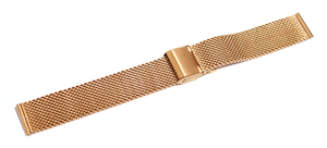 腕時計 ベルト 24mm ステンレス ミラレーゼ メッシュ ピンク ゴールド mm-p 腕時計 バンド 交換