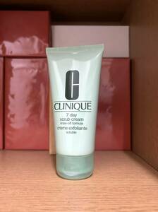 《Бесплатная доставка》 Clinique Семидневная скраб -крема Rin Off Formula 75G * неиспользованная * #Facial Cleanser