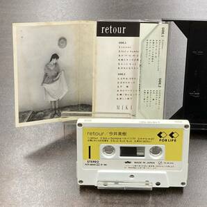 1076M 今井美樹 retour ルトゥール カセットテープ / Miki Imai Idol Cassette Tapeの画像2