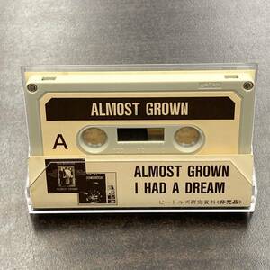 1206M ザ・ビートルズ 研究資料 ALMOST GROWIN & I HAD A DREAM カセットテープ / THE BEATLES Research materials Cassette Tape