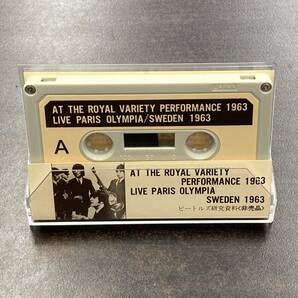 1207M ザ・ビートルズ 研究資料 AT THE ROYAL VARIETY PERFORMANCE 1963 LIVE PARIS OLYMPIA/SWEDEN 1963 / THE BEATLES Cassette Tapeの画像1