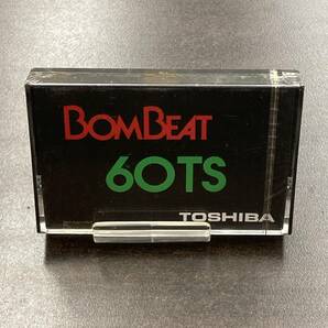 1934N 未使用 東芝 BOMBEAT 60TS 60分 ノーマル 1本 カセットテープ/One TOSHIBA Type I Normal Position unused Audio Cassetteの画像1