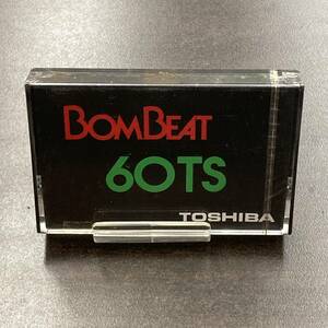 1934N 未使用 東芝 BOMBEAT 60TS 60分 ノーマル 1本 カセットテープ/One TOSHIBA Type I Normal Position unused Audio Cassette