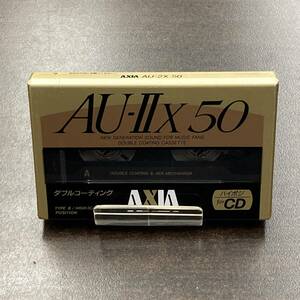 2007N 未使用 アクシア AU-Iix 50分 ハイポジ 1本 カセットテープ/One AXIA Type II High Position unused Audio Cassette